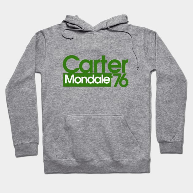 Jimmy Carter Mondale 76 Election Hoodie by bubbsnugg